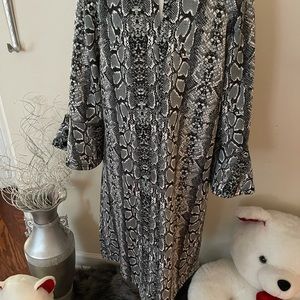 Snake print Dress